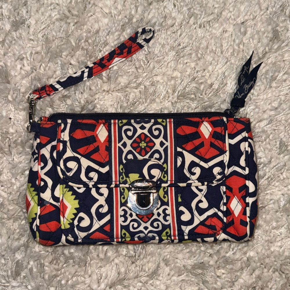 Vera Bradley multi color clutch wallet